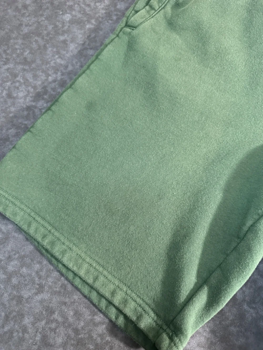 HUF Landmark Fleece Green Sweat Shorts Size Medium